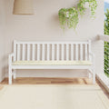 Vidaxl tuinbankkussen 180x50x3 cm oxford stof crèmekleurig