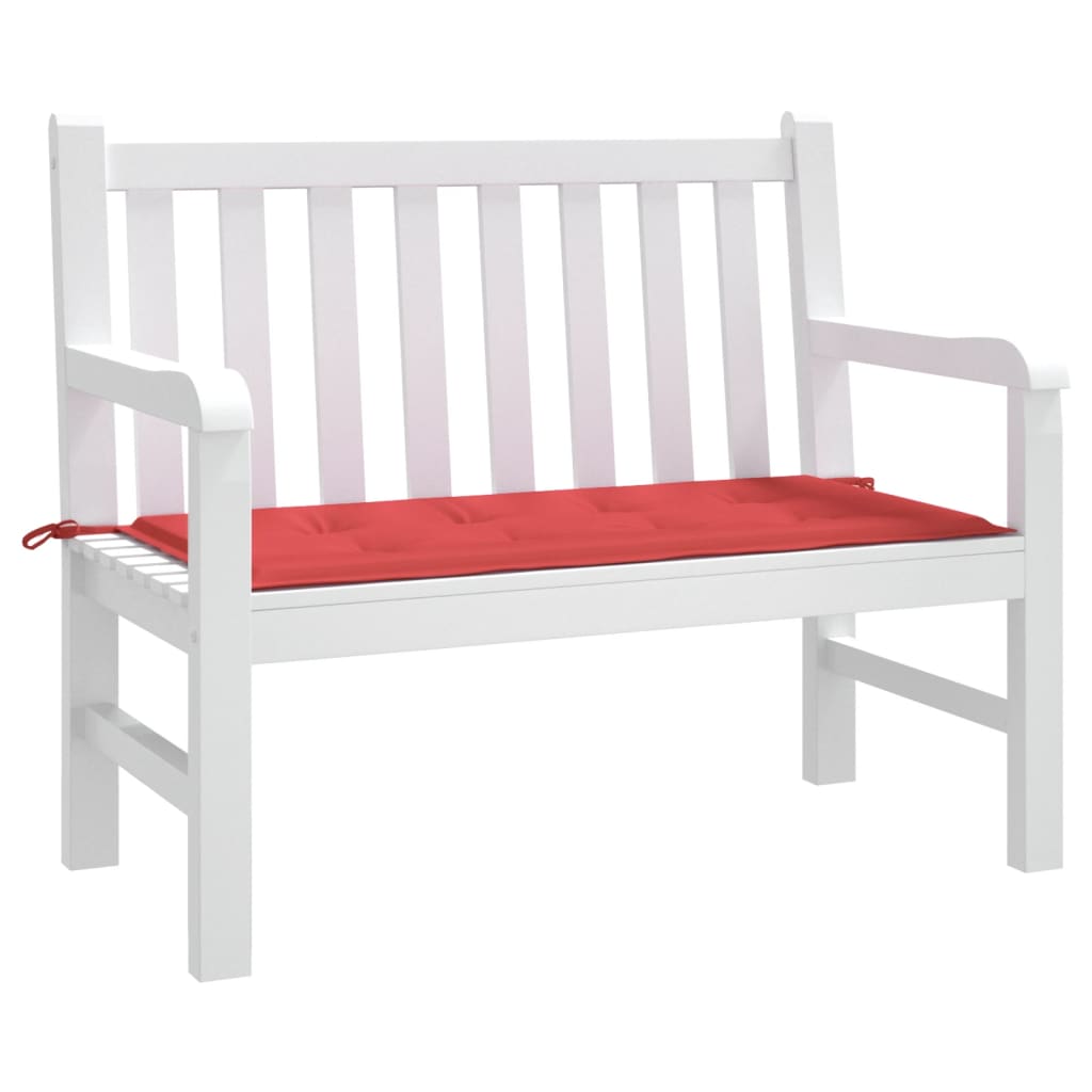 Vidaxl tuinbankkussen 120x50x4 cm oxford stof rood
