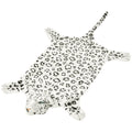 Vidaxl luipaardvloerkleed pluche 139 cm wit