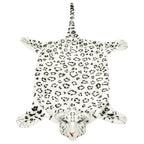 Vidaxl luipaardvloerkleed pluche 139 cm wit