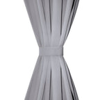Vidaxl gordijnen met metalen ringen verduisterend 135x175 grijs 2 st