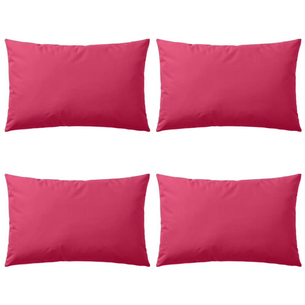 Vidaxl buitenkussens 60x40 cm roze 4 st