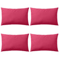 Vidaxl buitenkussens 60x40 cm roze 4 st
