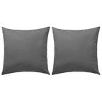 Vidaxl buitenkussens 45x45 cm grijs 2 st