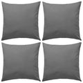 Vidaxl buitenkussens 45x45 cm grijs 4 st
