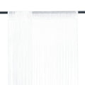 Vidaxl draadgordijnen 2 st 140x250 cm wit