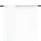 Vidaxl draadgordijnen 2 st 140x250 cm wit