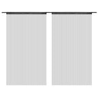 Vidaxl draadgordijnen 2 st 100x250 cm zwart