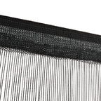 Vidaxl draadgordijnen 2 st 100x250 cm zwart