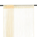 Vidaxl draadgordijnen 100x250 cm crème 2 st