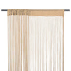 Vidaxl draadgordijnen 140x250 cm beige 2 st
