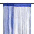 Vidaxl draadgordijnen 100x250 cm blauw 2 st