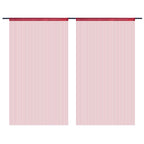 Vidaxl dradengordijnen 100x250 cm wijnrood 2 st