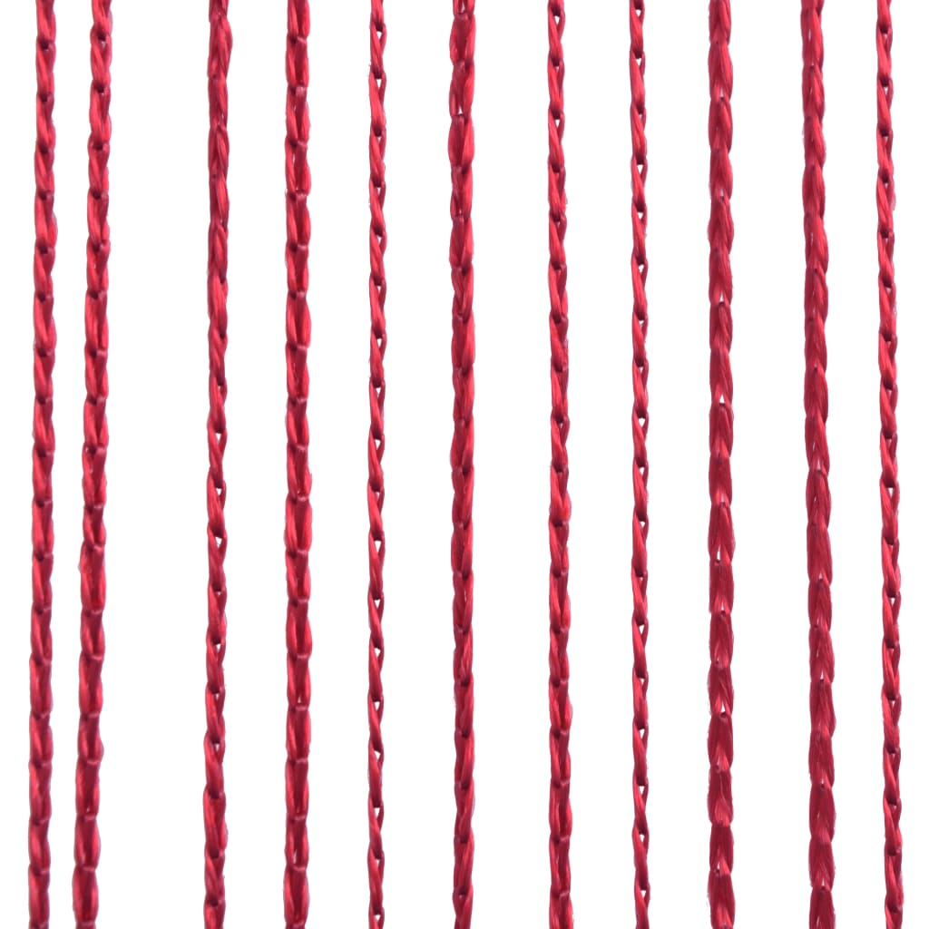 Vidaxl draadgordijnen 140x250 cm wijnrood 2 st