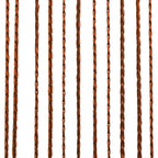 Vidaxl draadgordijnen 100x250 cm bruin 2 st