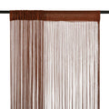 Vidaxl draadgordijnen 140x250 cm bruin 2 st