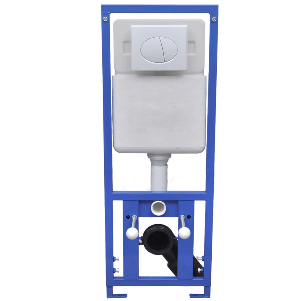 Vidaxl verborgen hoge stortbak 11 l 41x41x(110-125)cm