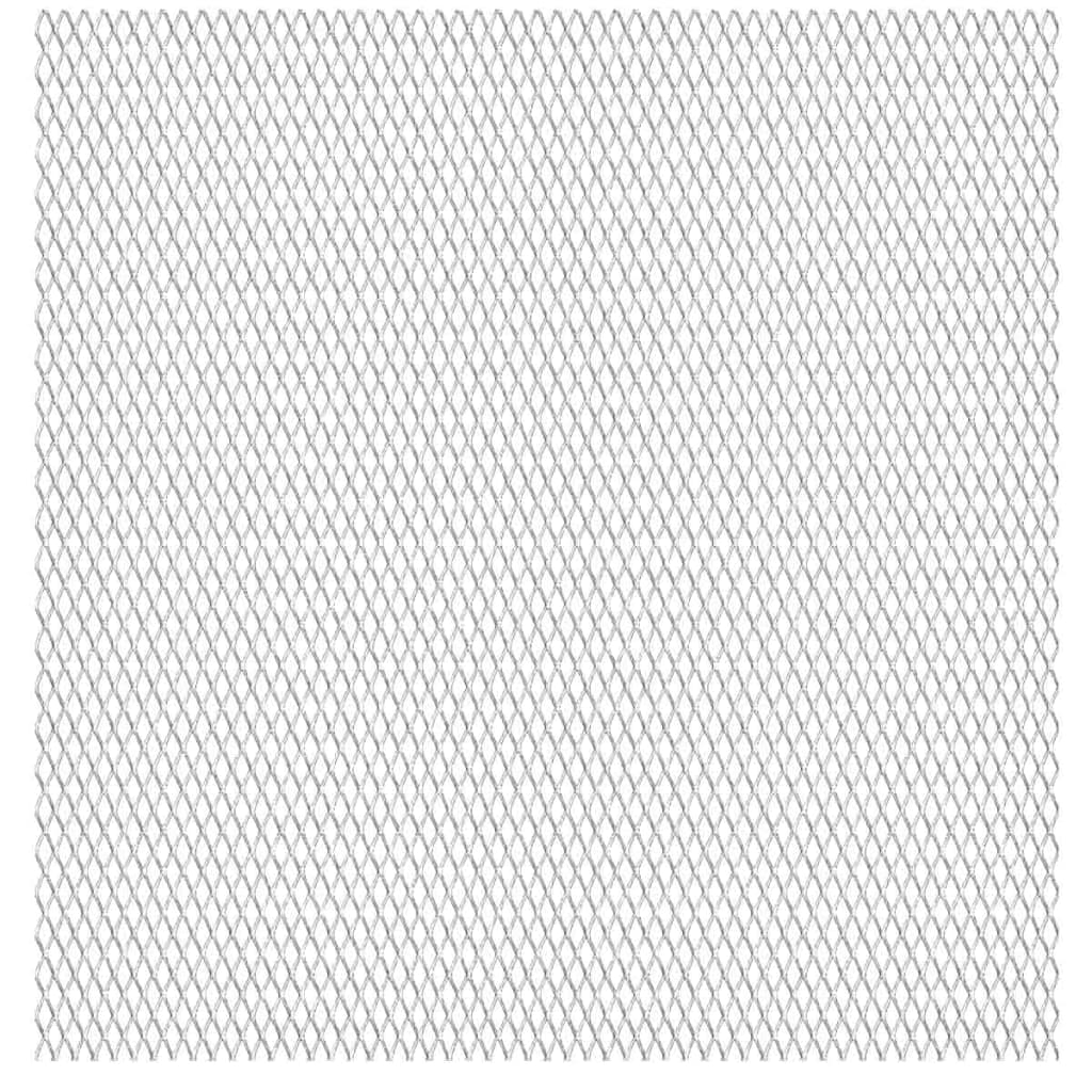 Vidaxl draadhek 100x85 cm 20x10x2 mm roestvrij staal