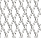 Vidaxl draadhek 50x50 cm 30x17x2,5 mm roestvrij staal
