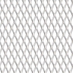 Vidaxl draadhek 50x50 cm 45x20x4 mm roestvrij staal
