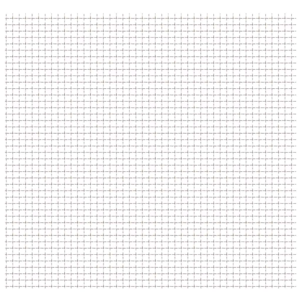 Vidaxl draadhek geweven gaas 50x50 cm 11x11x2 mm roestvrij staal