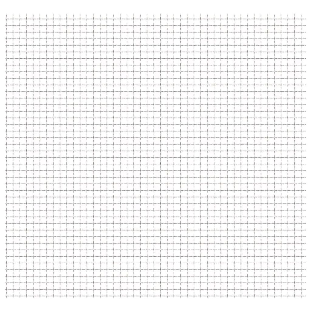 Vidaxl draadhek geweven gaas 50x50 cm 21x21x2,5 mm roestvrij staal