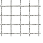 Vidaxl draadhek geweven gaas 100x85 cm 31x31x3 mm roestvrij staal