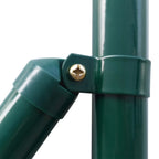 Vidaxl euro hek 25x1,2 m staal groen