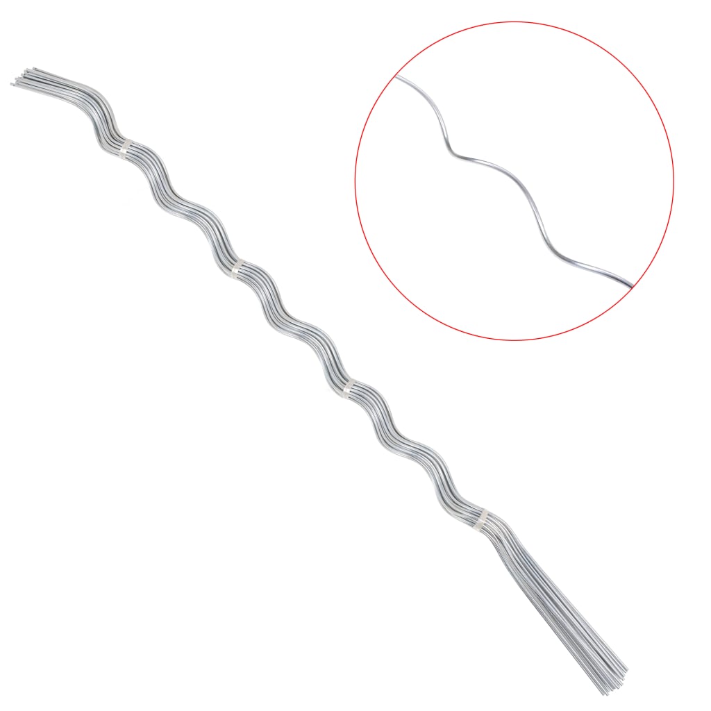 Vidaxl plantenstok spiraal 170 cm gegalvaniseerd staal 50 st