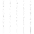 Vidaxl plantenstok spiraal 170 cm gegalvaniseerd staal 5 st