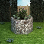 Vidaxl gabion plantenbak verhoogd zeshoekig 160x140x100 cm