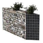 Vidaxl gabion mand 120x30x100 cm gegalvaniseerd staal
