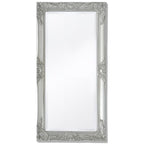 Vidaxl wandspiegel barok 100 x 50 cm zilver