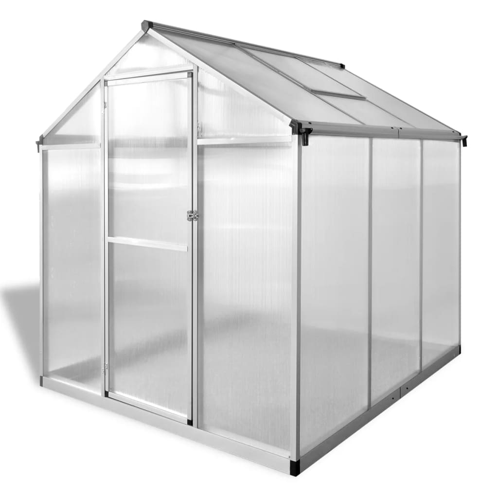 Vidaxl tuinkas 3,46 m² versterkt aluminium