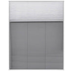 Vidaxl raamhor plissé met verduistering 80x100 cm aluminium