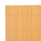 Vidaxl tuinafscheiding dubbelzijdig 90x300 cm pvc geel