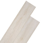 Vidaxl vloerplanken niet-zelfklevend 5,26 m² 2 mm pvc wit eikenkleurig