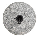 Vidaxl parasolvoet rond 20 kg graniet