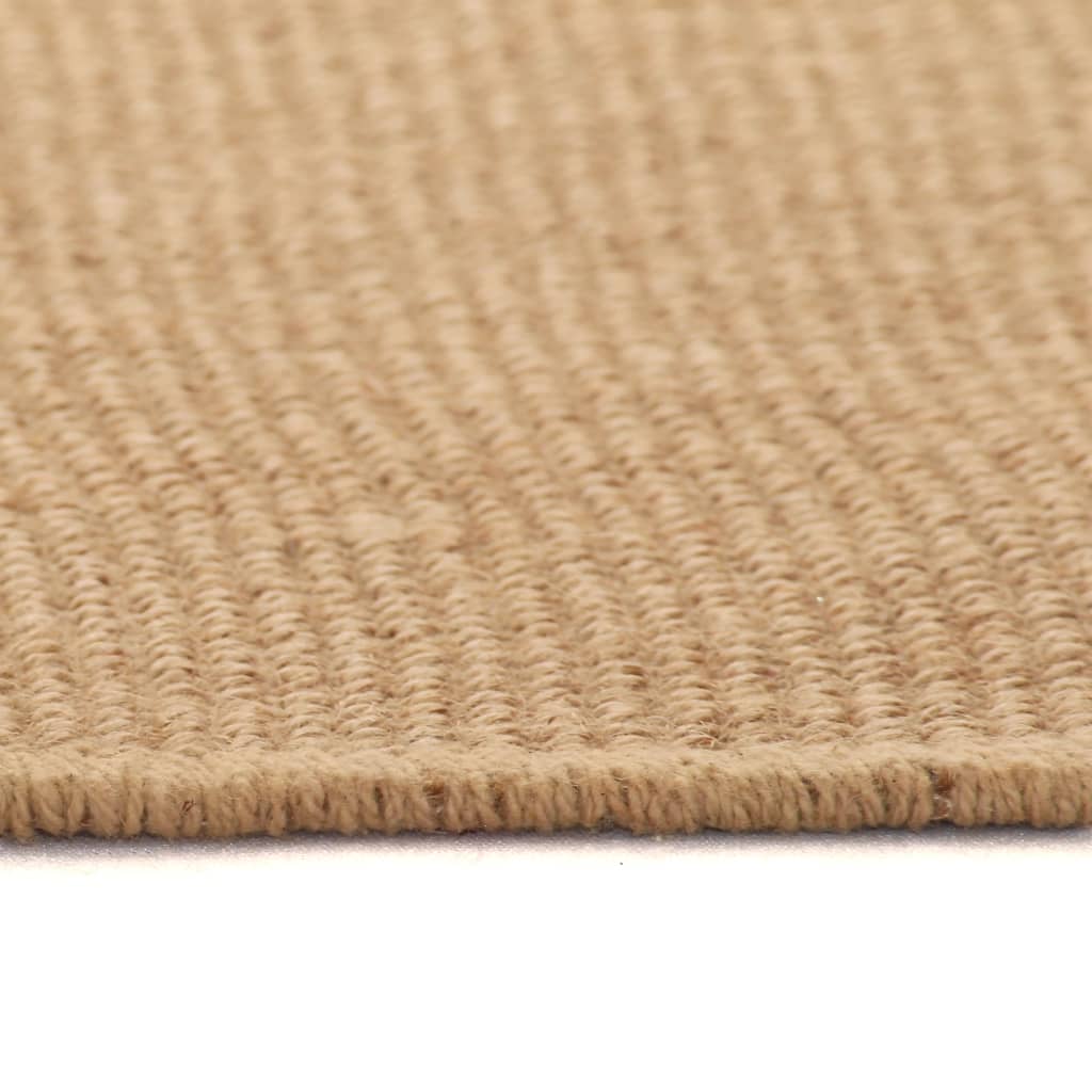 Vidaxl tapijt met latex onderkant 120x180 cm jute natuurlijk