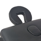 Vidaxl massagetafel inklapbaar 2 zones 10 cm dik zwart