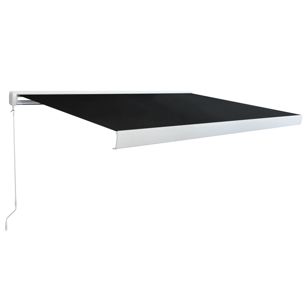 VidaXL Luifel handmatig 350 cm antraciet