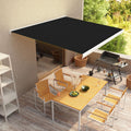 VidaXL Luifel handmatig 350 cm antraciet