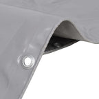 Vidaxl dekzeil 650 g m² 4x8 m grijs