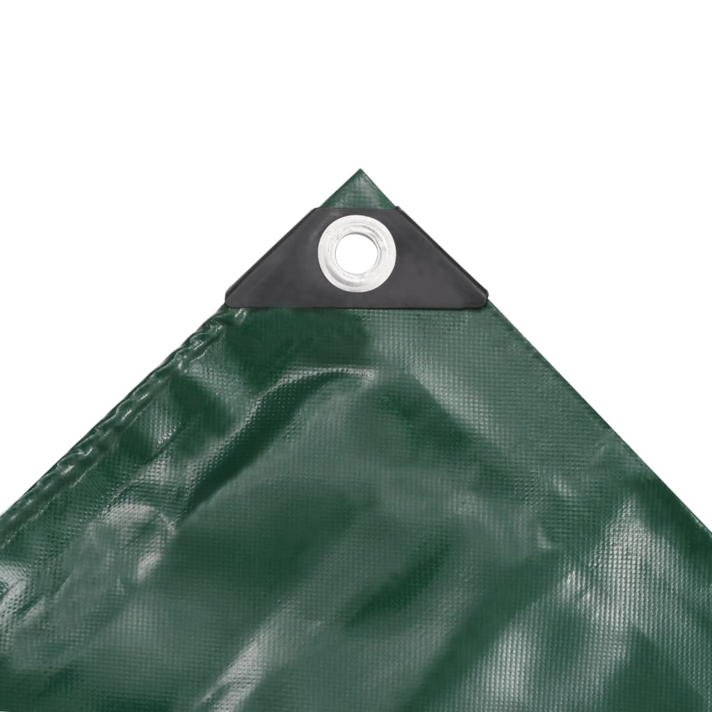 Vidaxl dekzeil 650 g m² 3x6 m groen