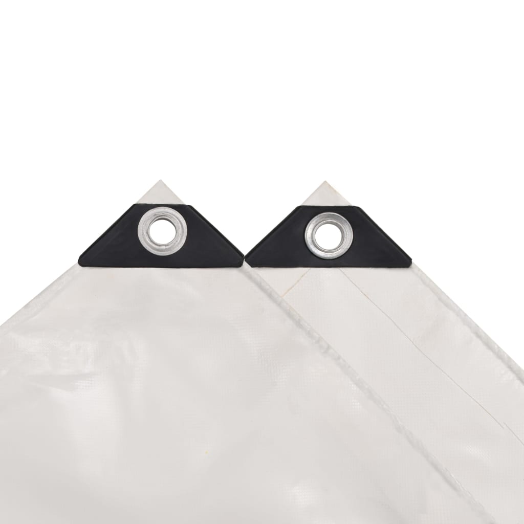 Vidaxl dekzeil 650 g m² 3x4 m wit