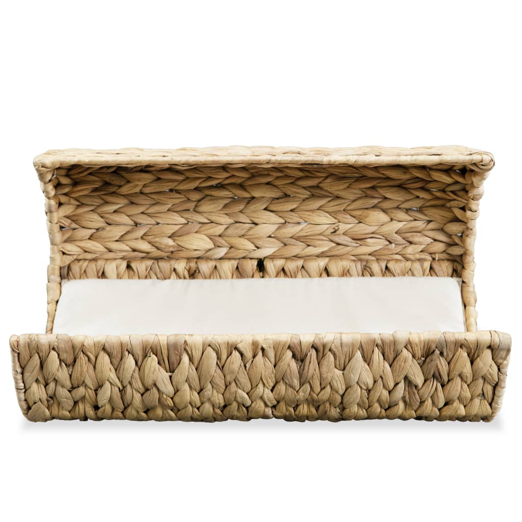 Vidaxl kattenbed met kussen 37x20x20 cm waterhyacint