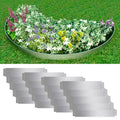 Vidaxl grasboorden 20 st 100x20 cm gegalvaniseerd staal