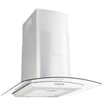 Vidaxl wandafzuigkap 756 m³ u led 60 cm roestvrij staal