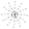 Vidaxl wandklok met quartz-mechanisme 50 cm modern ontwerp