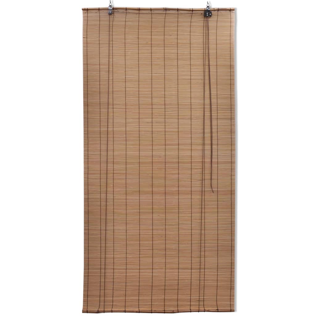 Vidaxl rolgordijn 100x220 cm bamboe bruin